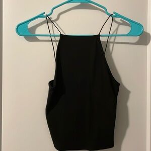 Zara rib knit crop top